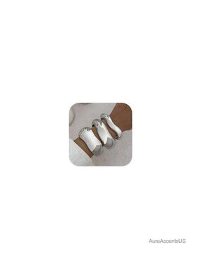 Chunky Gold Bangle Bracelets for Women, Trendy Statement Cuff Jewelry